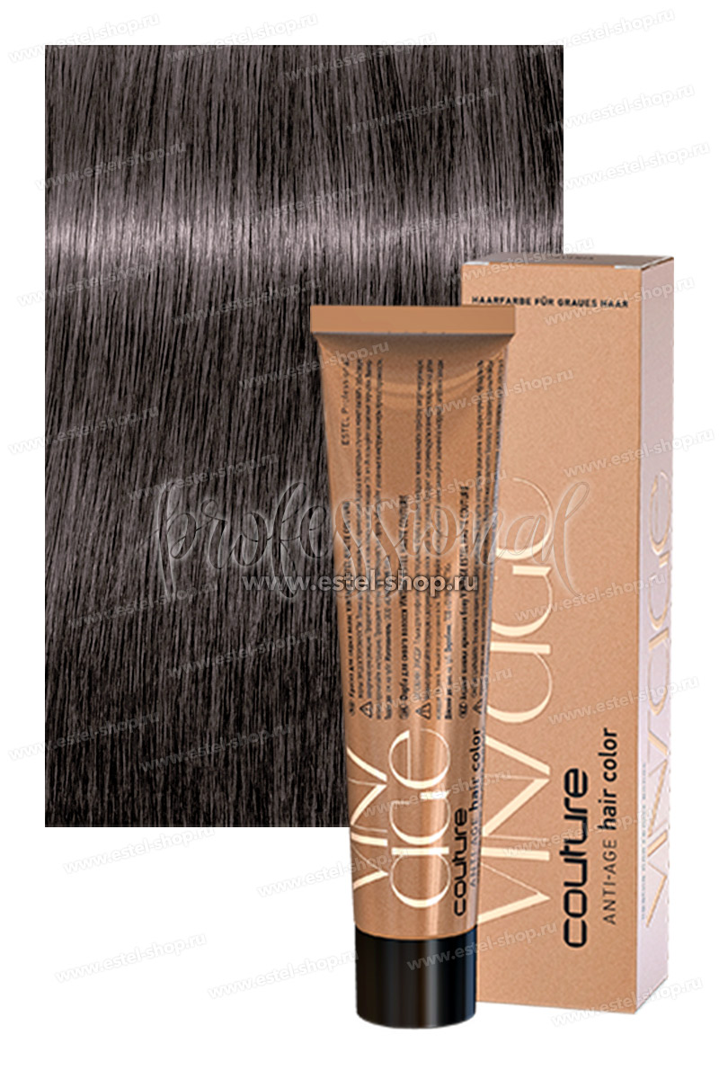 Estel Vintage Краска для седых волос 6/11 Темно-русый пепельный интенсивный 60 мл.