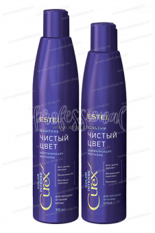 Estel Curex Комплект Чистый цвет (шампунь 300 мл и бальзам 250 мл)