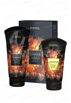 Estel Orange Набор Цветочное суфле для тела 150 мл. + Цветочная пена для ванны 200 мл.